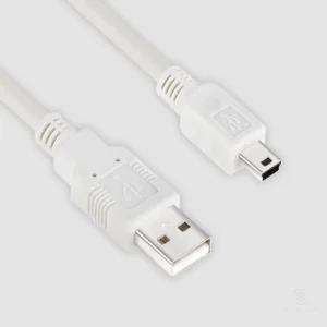 노이즈필터 미니5핀 USB 롱케이블 외장하드 허브 데이터 충전선 3m 연결 컴퓨터 연결선 긴 5m A타입 mini5p