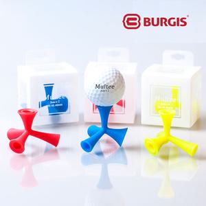 버지스 휘둘러 3단 높이조절 멀티 삼발이티 골프 티꽂이 (40, 45, 50mm)
