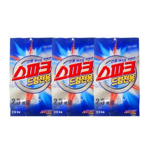 스파크 드럼전용 분말 세탁세제 2.5kg x3개