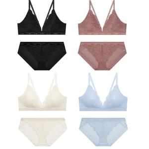 [게스언더웨어](센텀시티점)소프트 레이스 브라렛+팬티 세트 4종 택1 OAWBR991/OAWBP991