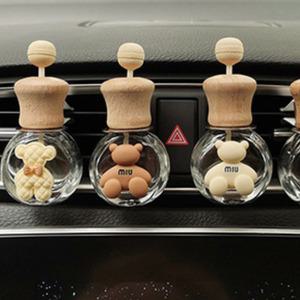 차량용 디퓨저 용기 미니 방향제 곰돌이 공병 DIY 리필용 선물용