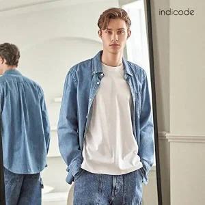 [인디코드]남성 에센셜 데님셔츠 2종