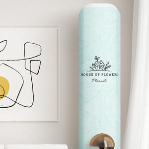 스탠드 에어컨커버 가리개 원형 무풍 스판 덮개 먼지차단