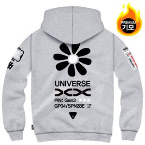 간쓰리 GP04SP 국내생산 기모 후드티 메란지