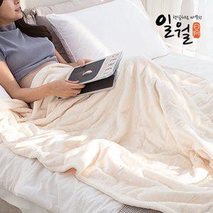[일월] 프리미엄 워셔블 밍크벨벳 전기담요 블랭킷 온열 캠핑 차박 침대 소파 (보관용 파우치증정)