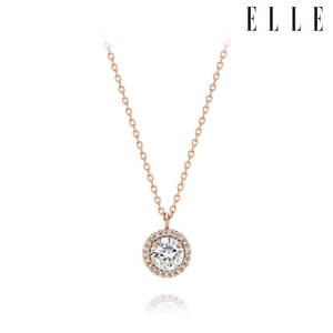 [엘르주얼리] 서클 큐빅 목걸이 ELBRNN203