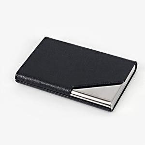 플라스틱카드 보관함 카드지갑 명함집 명함 케이스 메탈 검정 x2개