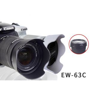 DSLR 버클 63C 700D 호환 58MM 흑백 카메라, 55 가역 후드 760D 18 800D100D STM 750D EOS 액세서리, 200D EW