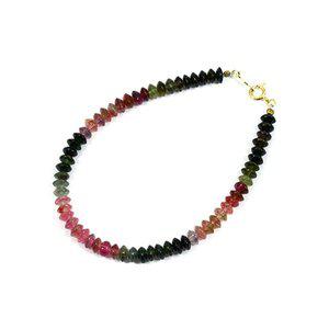 칼라 유색 토르마린 보석 건강석 부모님선물 팔찌 HSBR-121