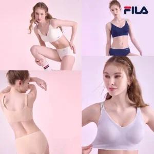 [런칭109,000원]FILA 냉감 프리컷 브라팬티 4세트
