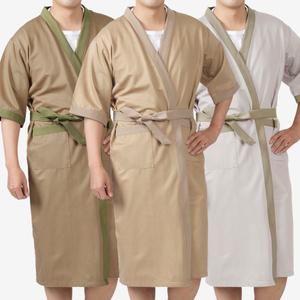 SA91 브라운 사우나 가운 태국 마사지 검진복 호텔용