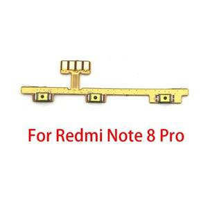 새로운 측면 전원 키 + 볼륨 버튼 ON OFF Xiaomi Redmi Note 8 Pro 플렉스 케이블 수리 부품