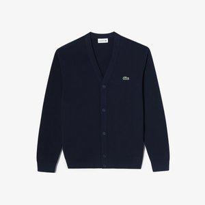 [시흥점][라코스테]남성 베이직 V넥 가디건 AH986E-55GO