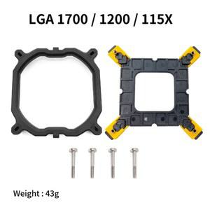 메인보드백패널 CPU 쿨러 팬 브래킷 LGA 용 방열판 홀더 1150 1151 1155 1156 1366 1700 일반 백 플레이트베이스 마운트 키트