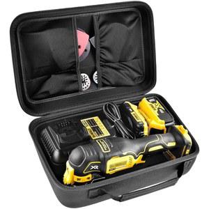 디월트 디월트 DEWALT 20V MAX XR 진동 멀티툴 DCS354B / DCS356B와 호환되는 케이스, 배터리 및 충전기, 블레이드, 샌딩 패드 액세서리에 맞는 대형 휴대용 보관함(박스 전용)