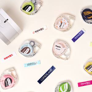 MEEMO 라벨프린터 P12 PRO전용 라벨지 모음 감열 열전사 리본