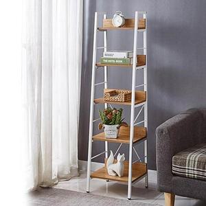 [QN340X71_55]사다리 철제 DIY책장 책장 화이트 5단 400