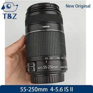 98%  EF-S F4-5.6 IS II 렌즈, 캐논 500D 550D 650D 700D 750D 800D 850D 55 250 4 5.6 망원 줌 렌즈, 55-2