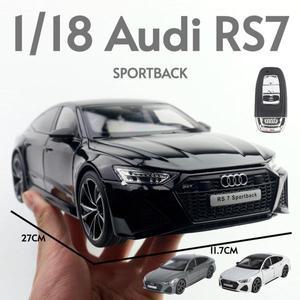 다이캐스트 모형 피규어 자동차 비행기118 아우디 RS7 스포츠 백 장난감    차량용 모델 다이 캐스트 합금