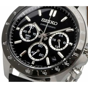 SEIKO 손목시계 세이코 셀렉션 쿼츠 8T 크로노그래프 세이토나 SBTR021 블랙