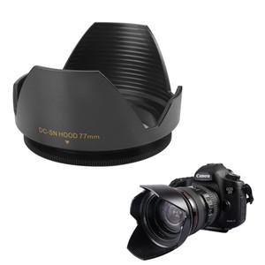HONGDAK 49mm 52mm 55mm 58mm 62mm 67mm 72mm 77mm 렌즈 후드 니콘 소니 후지 올림푸스용 스크류 꽃잎 카메