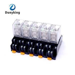 5pcs MY2P HH52P MY2NJ 12V 24V / 110V 220V AC 코일 소켓 베이스가 있는 범용 DPDT 미니 릴레이