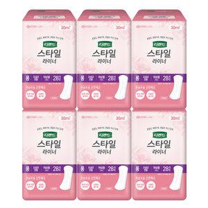 디펜드 스타일 라이너 여성용 무향 롱 28p x 6팩/요실금