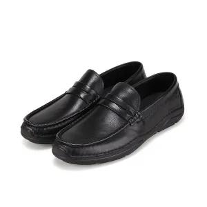 [BABARA]바바라 HOMME 소가죽 베이직 페닌 남성로퍼 3cm_BMI103BK