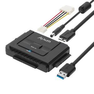 Alxum SATA IDE에서 USB 3 0 하드 드라이브 어댑터 전원 , 어댑터로 2 5/3 5인치 IDE용 외장 디스크 리더