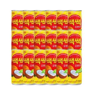 롯데칠성 쌕쌕 오렌지 240ml 18개입/캔음료/무배