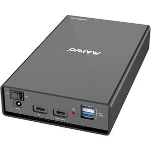 3.5 2.5인치 SATA SSD HDD USB C에서 III까지 허브 익스팬더를 지원하는 MAIWO 외장 하드 드라이브 인클로저(6Gbps), UASP를 C 1포트/USB A 10Gbps 허브, Seagate 삼성 Xbox와 호환 가능