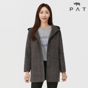 [PAT 여성] 후드 체크 핸드메이드 자켓_1J81206
