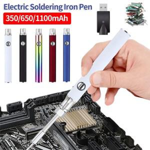 510 스레드 휴대용 전기 납땜 다리미 펜 USB 포함 1100mAh 배터리 카트 열 장치 용접 도구