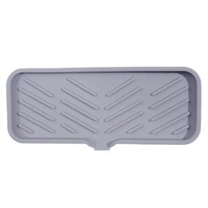 실리콘 수도꼭지 매트 주방 싱크대 트레이 비누 디스펜서 스폰지 배수 패드 스플래시 건조 조리대 보관