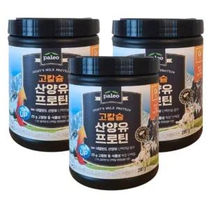 팔레오 고칼슘 산양유 단백질 280g 청소년 노인 프로틴 보충제 x 3통