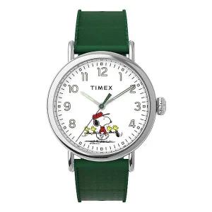 Timex 타이멕스 X Peanuts 쿼츠 화이트 다이얼 시계