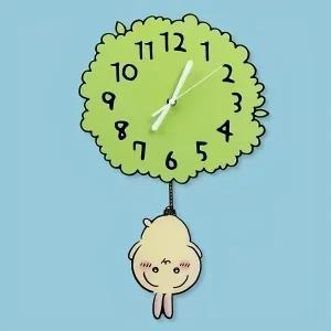 먼작귀 치이카와 우사기 아크릴 벽시계 시계추 인테리어 장식 꾸미기 집들이 선물 굿즈