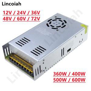 12V 24V 36V 48V 60V 72V 360W 400W 500W 600W 스위칭 전원 공급 장치 소스 변압기 AC SMPS LED 스트립 빛 모터
