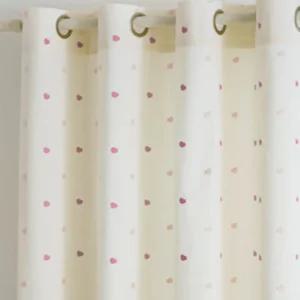 사라하우스 아이방 커튼 아일렛형 베이비하트 140X160 BNS