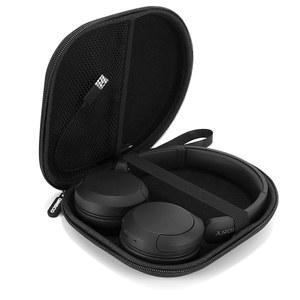 JBL TUNE 510BT 블루투스 헤드폰과 호환되는 GINSCO 케이스 520BT/670NC 라이브 460NC 소니 WH-CH520/510 휴대용 여행용 헤드폰 케이스(블랙) 지원