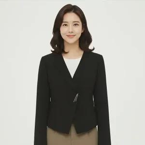 [조이너스]원버튼 크롭 자켓-JF23KD1001432D