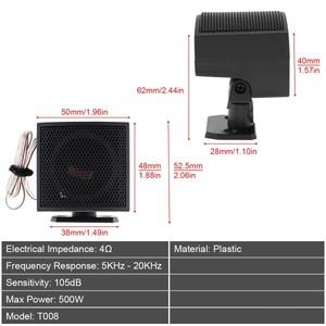 2pcs 500W 미니 돔 트위터 스피커 고효율 자동차 오디오 시스템 용 서브 우퍼 사운드