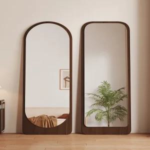 원목 전신거울 1700 장식품 아치형 의류 디스플레이 매장