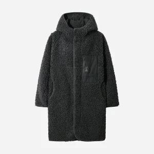 [DOD][디오디 공식]롱쉐르파 플리스 자켓 여자(CHARCOAL GREY)