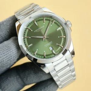 Longines Conquest 자동 mechanical men 시계 [세금포함] [정품] 그린 다이얼 L3.830.4.02.6 명품시계 손목
