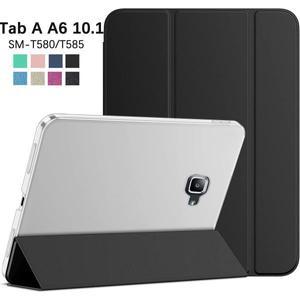 삼성 갤럭시 탭 A 10.1'' 2016 플립 스탠드 커버 SM-T580 PU 가죽 케이스 자동 수면 웨이크