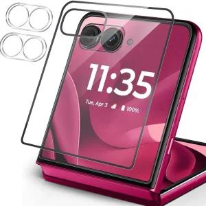 334851 Anbzsign [2팩] 모토로라 레이저 60 울트라/레이저 울트라 2025 / Razr+Plus 2025 전면 액정보호필