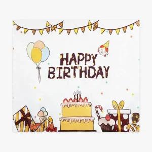 [에이치플러스몰]대형 패브릭 포스터 생일축하 초코