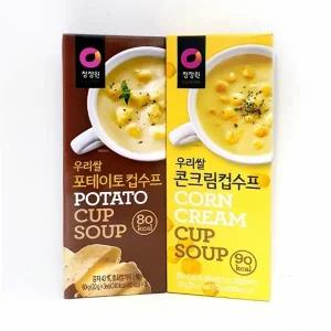 대상청정원 우리쌀 컵수프 포테이포 콘크림 스프