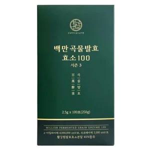 활강원 백만 곡물발효 효소 100 2.5g 100포 1개 /ynd
